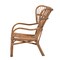 Baxton Studio Lamaria Modern Bohmenian Natural Brown Antique Rattan Armchair 219-12715-ZORO - alternate 7